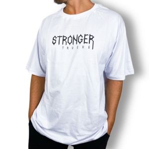 CAMISETA NORMAL BRANCA GRAFITE STRONGER