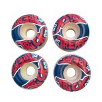 RODA TRICK TREAT IMPORTADA ORIGINAL VERMELHO 49MM LARGA