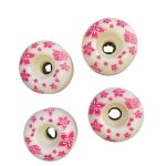 RODA TRICK TREAT IMPORTADA ROSA FLORIDA 49MM LARGA