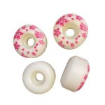 RODA TRICK TREAT IMPORTADA ROSA FLORIDA 49MM LARGA