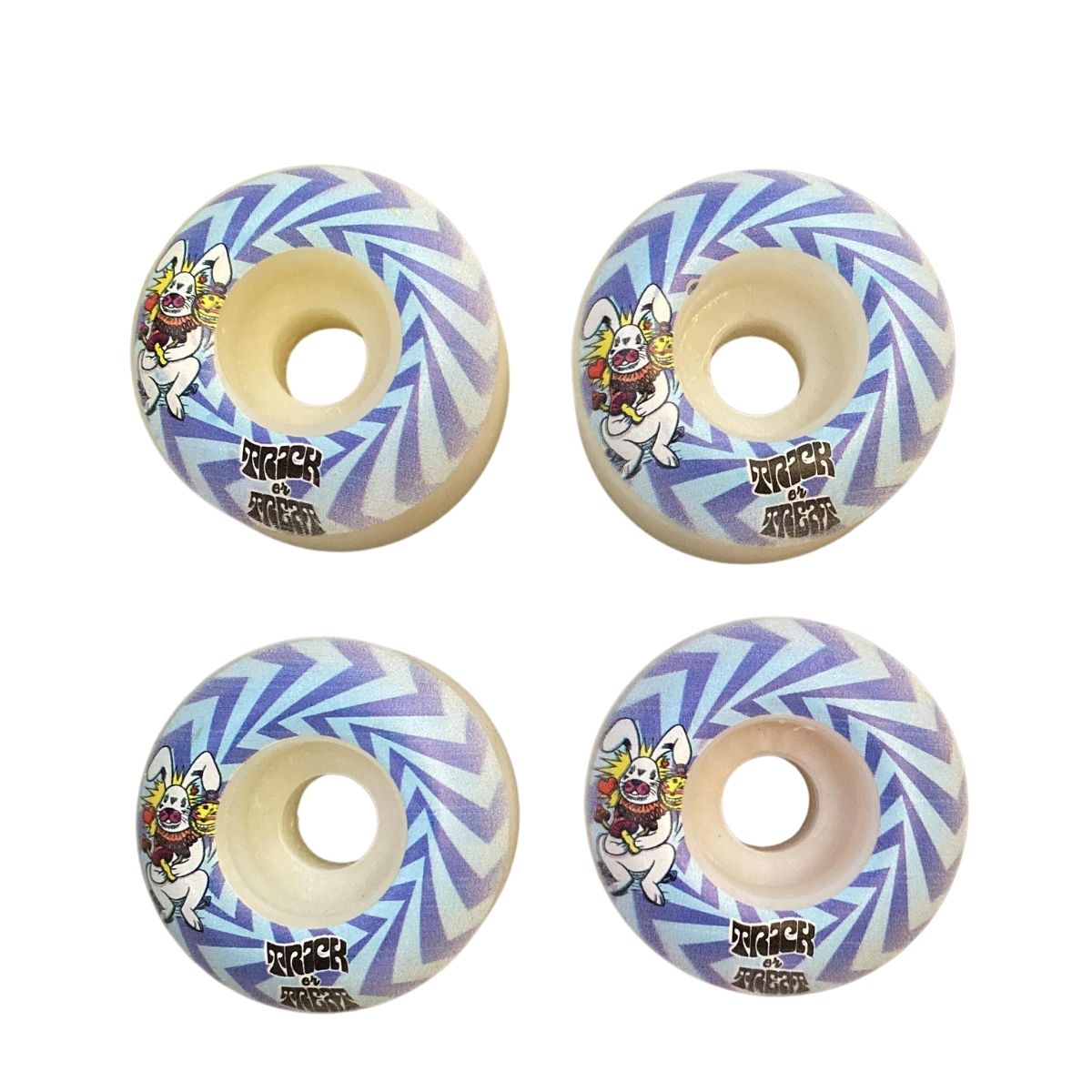 135 RODA TRICK TREAT IMPORTADA COELHO AZUL 49MM LARGA