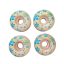 RODA TRICK TREAT IMPORTADA AZUL/VERDE FLORIDA 49MM LARGA