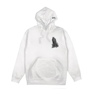 MOLETOM DGK DEVOTED HOODED FLEECE BRANCO TAM XG